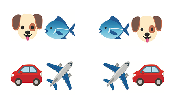 Left-to-right reading order test